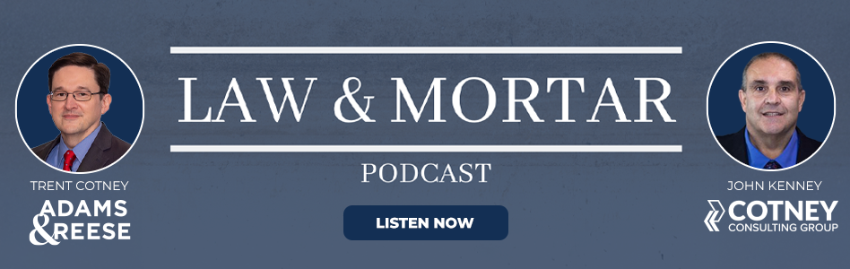 Adams & Reese - Billboard Ad - Law & Mortar Podcast Series