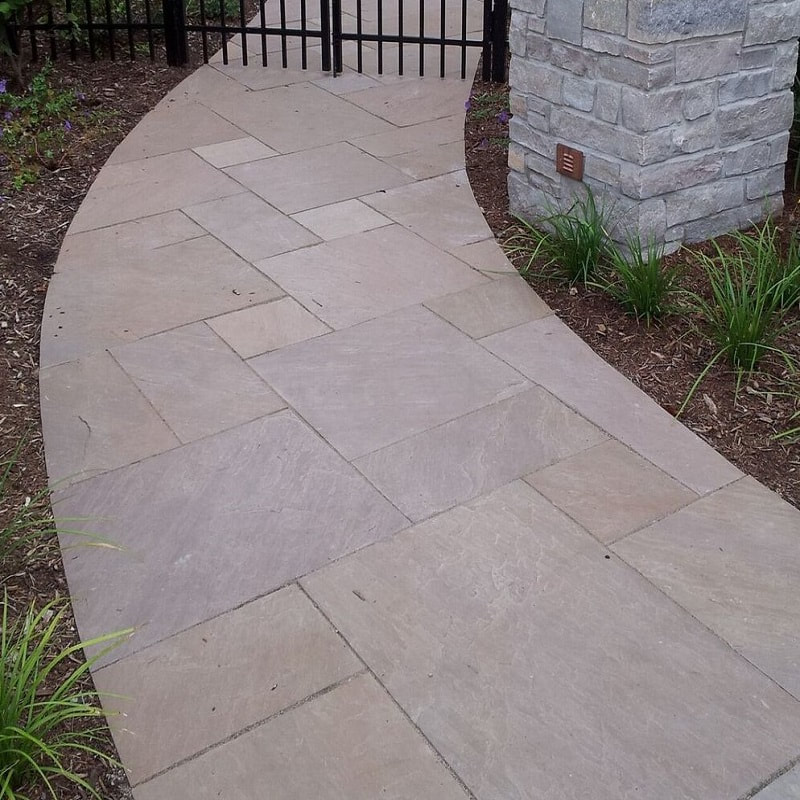 Autumn Brown Pattern Flagstone