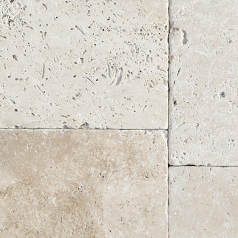 Ivory Travertine Pattern Flagstone