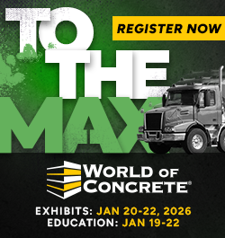 World of Concrete - Sidebar ad - WOC Registration 2026