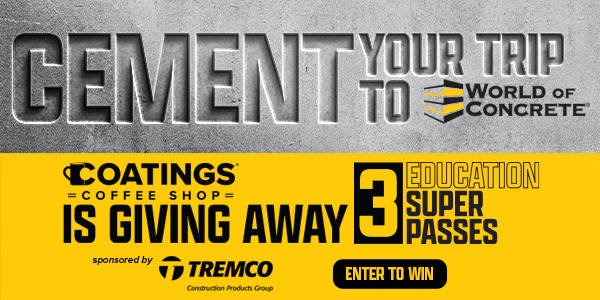 Woc - Tremco Cement your your trip to World of Concrete