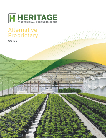 Heritage Alternative Proprietary Catalog - cover