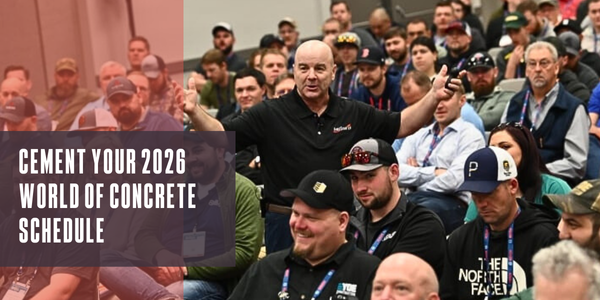 Cement your 2026 World of Concrete schedule