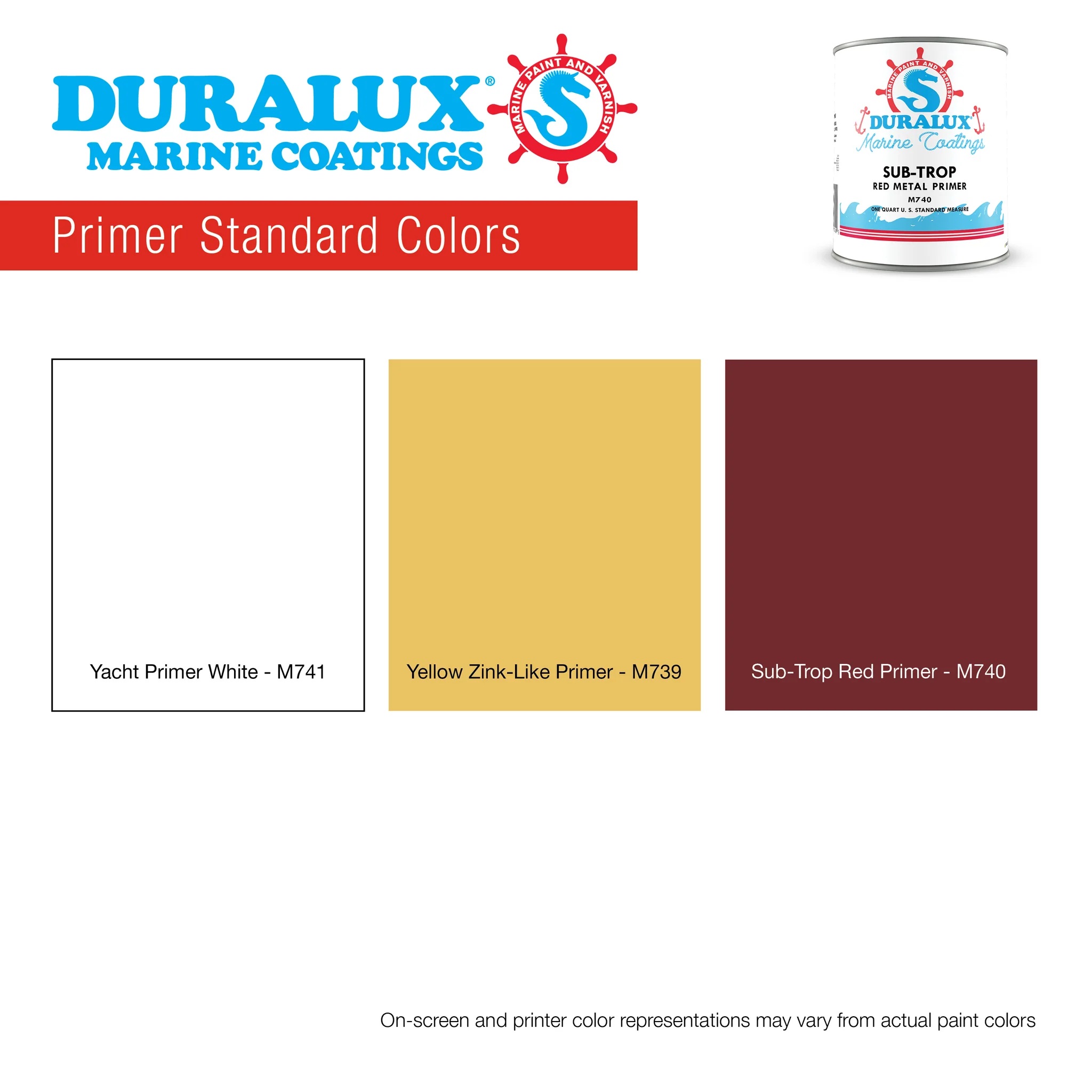Duralux - Primer colors