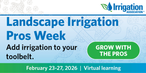 Landscape Irrigation - Pros Week