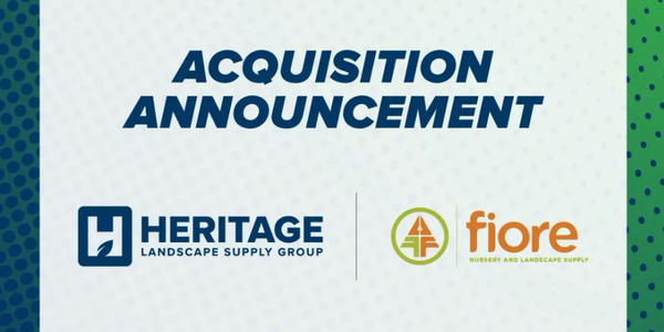 Heritage Landscape Supply Group announces expansion in Illinois with the acquisition of Fiore Nursery
