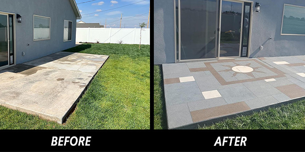 Transforming a concrete slab