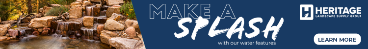 Heritage Landscaping - Banner Ad - Water features