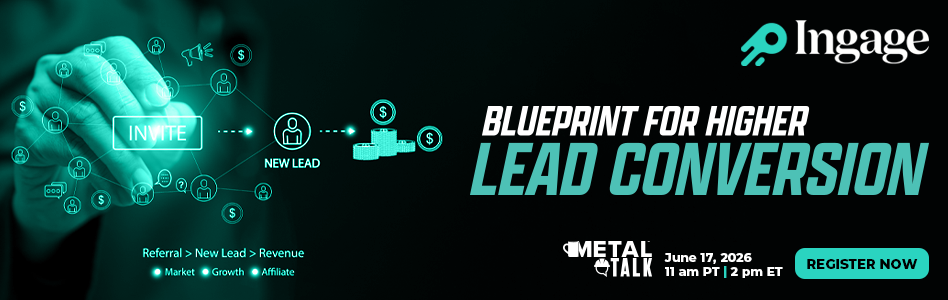 Ingage - Billboard - Lead Conversion MetalTalk - Register