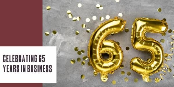 Celebrating 65 years in business