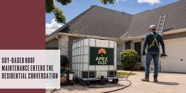 Soy-based roof maintenance enters the residential conversation