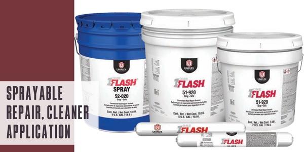 Sprayable repair, cleaner application