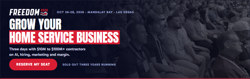 Home Service Freedom - Billboard - OCS Register for Event 2026