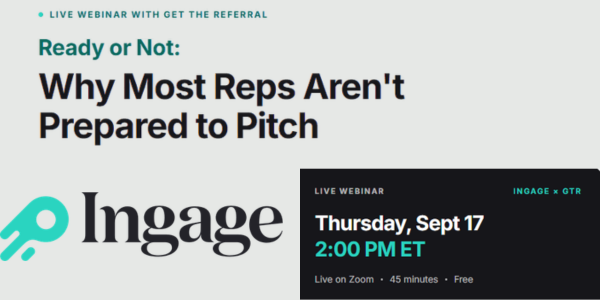 Ingage - Why most Reps arent Prep to Pitch